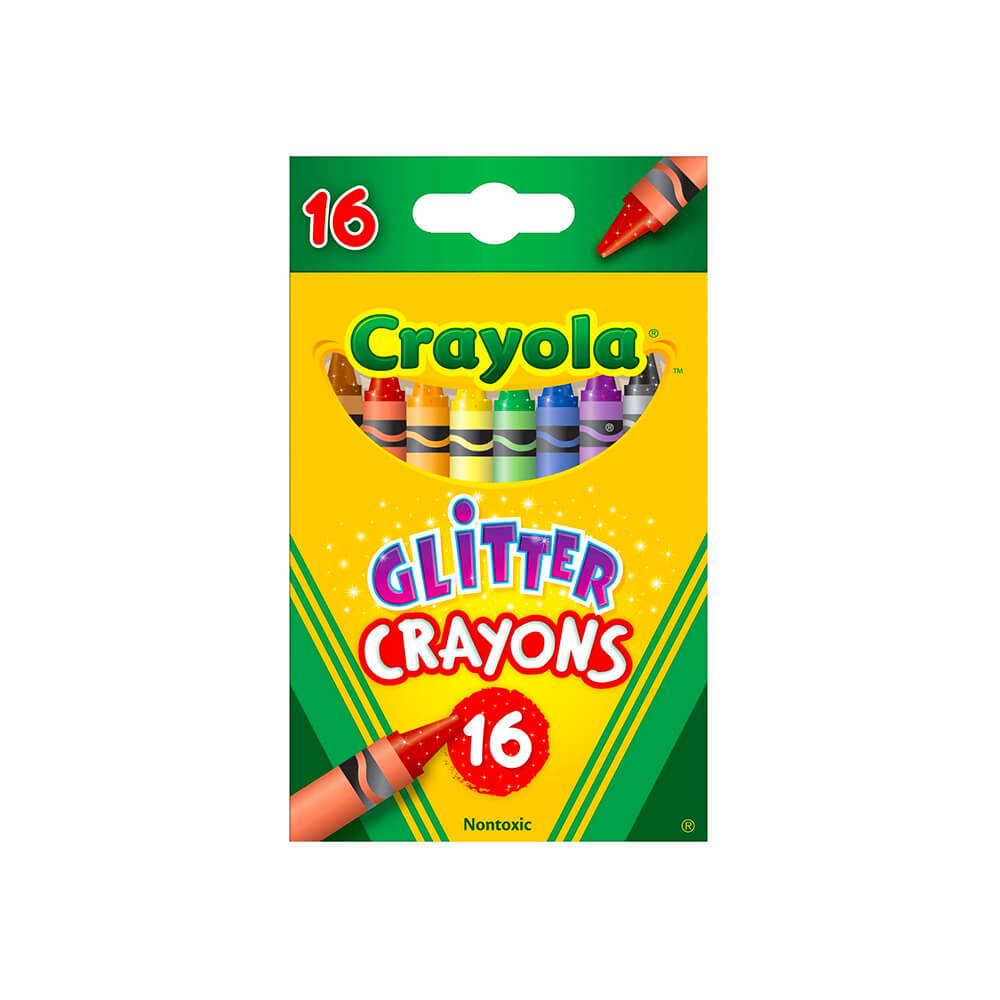 16 Count Glitter Crayons