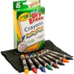 3 Pack of 8 Crayola Dry-Erase Crayons bundled by Maven Gifts