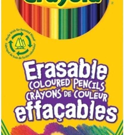 KS Crayola 24 Erasable Colored Pencils