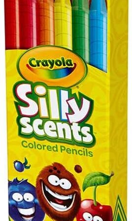 Crayola Silly Scents Twistables Colored Pencils, 12 Count, Ages 3 & Up (68-7402)