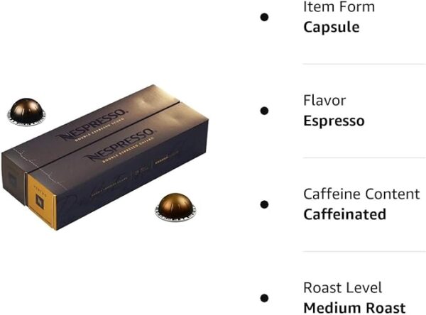 [European Version] Nespresso VertuoLine Double Espresso (2.7 ounce) Variety, Chiaro and Scuro, 20 Capsules - Image 2