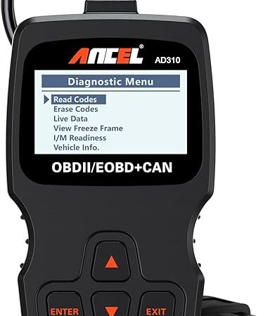 ANCEL AD310 Classic Enhanced Universal OBD II Scanner Car Engine Fault Code Reader CAN Diagnostic Scan Tool-Black