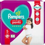 Pampers Active Fit Nappy Pants Size 5, 12-17 kg, 27 Nappies