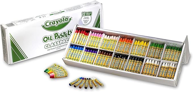 Crayola 524629 Oil Pastels,12-Color Set, Assorted, 336/Pack - Image 2