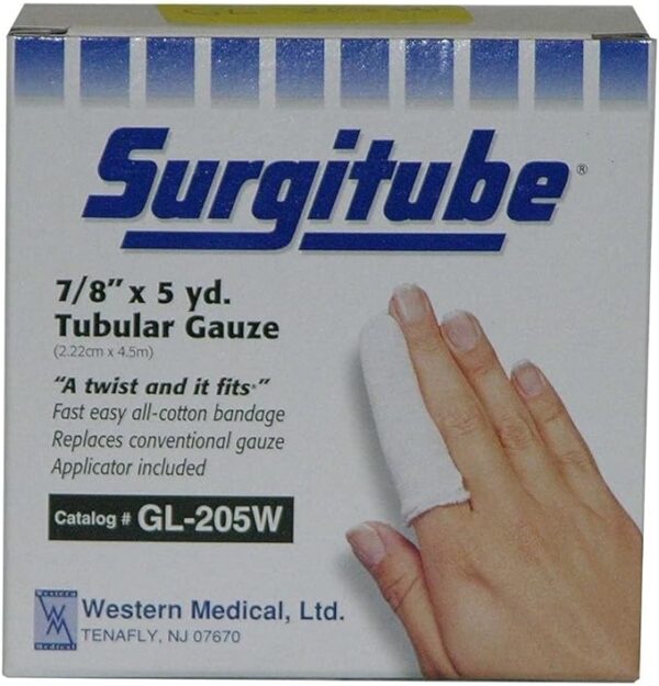 Surgitube Tubular Gauze - White - (7/8)"