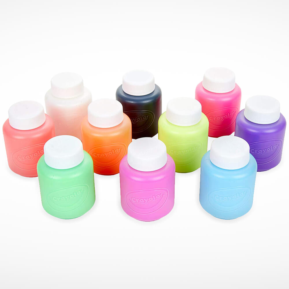 WASHABLE NEON PAINT JARS – COUNT OF 10 – 59ML - Image 3
