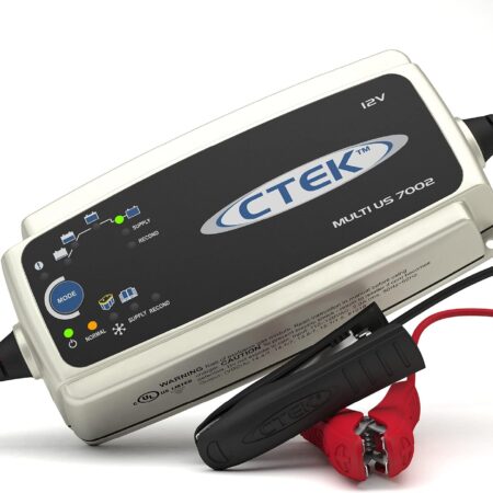 CTEK Multi US 7002, 12V Battery Charger for Cars, SUVs and Trucks, All Weather Smart Charger, Battery Desulfator, Power Supply Mode and Reconditioning Mode