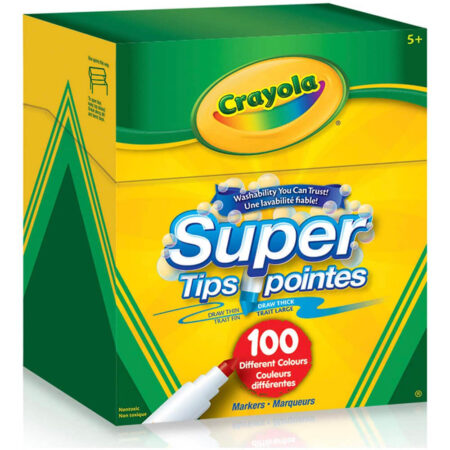 100 Super Tips Washable Markers