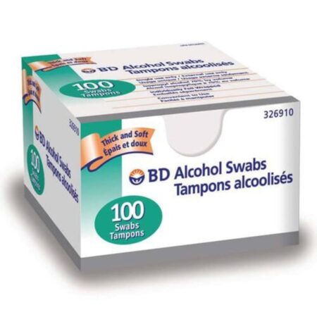 BD Alcohol Swabs – Box of 100