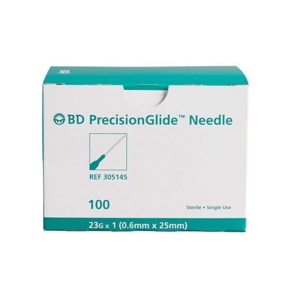 BD™ PrecisionGlide™ Sterile Needles 23G X 1″ – 305145