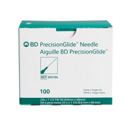 BD™ PrecisionGlide™ Thin Wall Sterile Needles 23G X 1½”