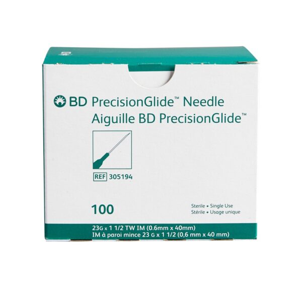 BD™ PrecisionGlide™ Thin Wall Sterile Needles 23G X 1½”