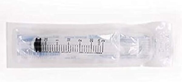 3ml Oral Syringes by Terumo - 100 Pack - Luer Slip Tip, No Needle, FDA Approved, Without Needle, Individually Blister Packed - Medicine Administration for Adults, Infants, Toddlers and Small Pets - Made in Philippines - Box of 100 Syringes 3cc. - Image 2
