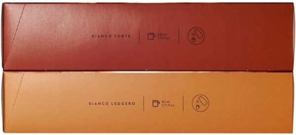 Nespresso VertuoLine Barista Creations Variety for Recipes with Milk: Bianco Forte (7.77 ounce), Bianco Leggero (2.7 ounce), 20 Capsules - Image 2