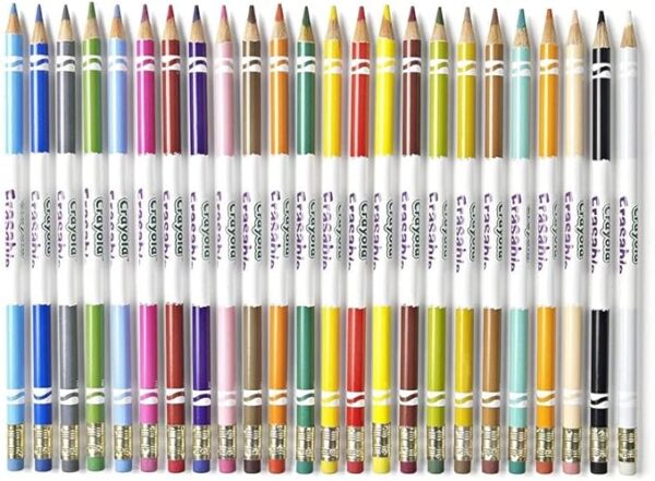 KS Crayola 24 Erasable Colored Pencils - Image 2