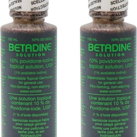 2-Pack Avrio Povidone-Iodine 10% Topical Solution,USP 100ml, .67 oz