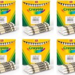 Crayola Regular Size Bulk White Crayons 12 pack (6-Pack)