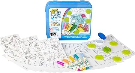 Crayola Color Wonder Mess Free Coloring Activity Set (30+ Pcs), With Markers, Stamps, and Stickers, Holiday Gift for Toddlers, 3+