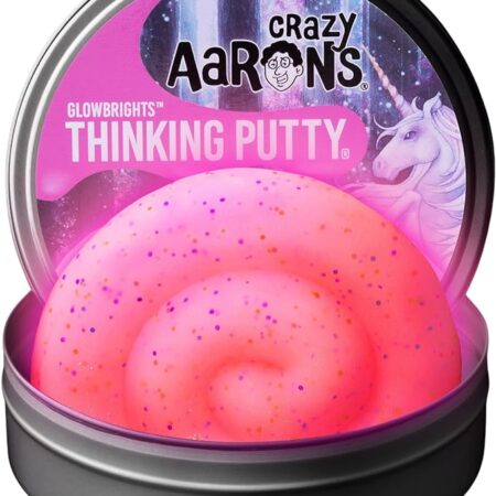 Enchanting Unicorn Glow Putty 3.2 oz Tin by Crazy Aarons Putty (UH020)