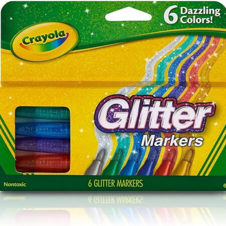 Crayola Glitter Markers 6ct