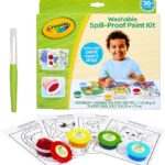 Crayola Spill Proof Paint Set, Washable Paint for Kids, Ages 3, 4, 5, 6