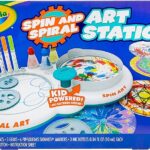 Crayola Spin & Spiral Art Station, DIY Crafts, Toys for Boys & Girls, Gift, Age 6, 7, 8, 9