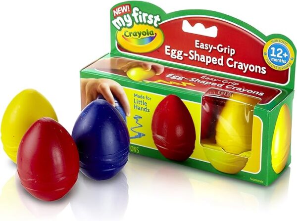 Crayola My First Egg Crayons, Easy-Grip - Image 2