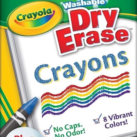 Binney & Smith Dry-Erase Crayons Classic Box of 8