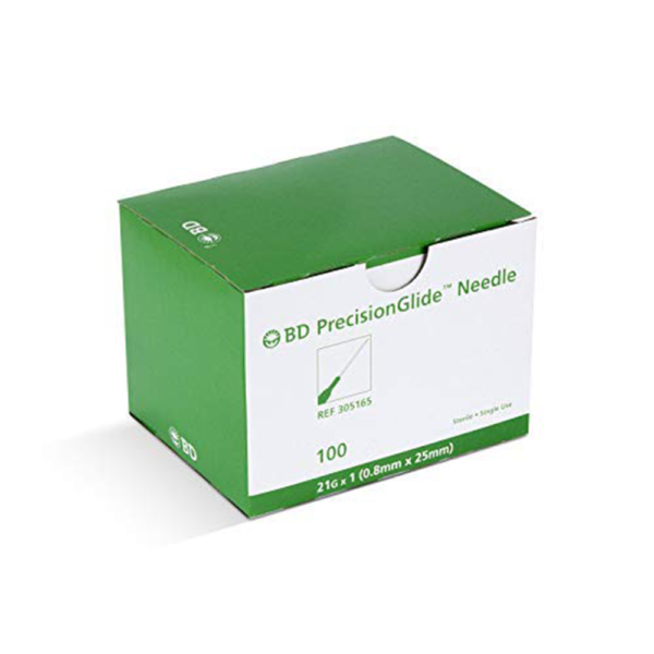 21G x 1″ BD PRECISIONGLIDE™ NEEDLE – 305165