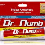 Dr. Numb Tattoo Numbing Cream 5% Lidocaine Extra Strength Topical Anesthetic Cream